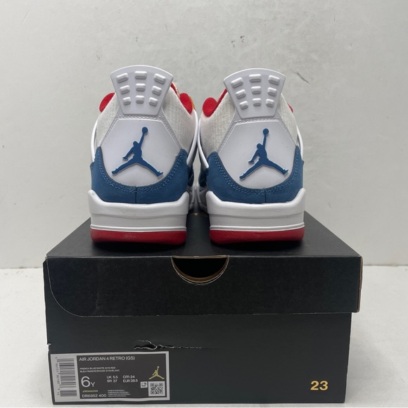 Nike Air Jordan 4 Retro GS “Messy Room/French Blue” 2023 - Picture 4 of 4